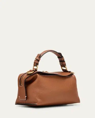 Oroton Mica Mini Leather Top-Handle Bowler Bag | Thumbnail 3