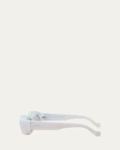 Loewe Shimmery Injected Plastic Rectangle Sunglasses | Thumbnail 3 Loewe Shimmery Injected Plastic Rectangle Sunglasses | Thumbnail 3