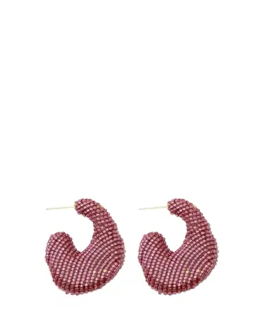 Susana Vega Aria Beaded Hoop Earrings | Thumbnail 1