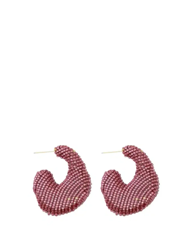 Susana Vega Aria Beaded Hoop Earrings