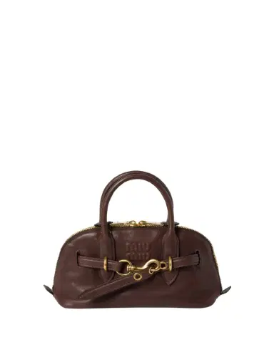 Miu Miu Aventure Medium Nappa Leather Top-Handle Bag | Thumbnail 1 Miu Miu Aventure Medium Nappa Leather Top-Handle Bag | Thumbnail 1