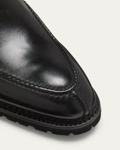 Bontoni Men's Dome Leather Lug-Sole Loafers | Thumbnail 2