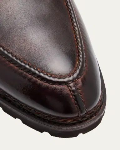 Bontoni Men's Dome Leather Lug-Sole Loafers | Thumbnail 10