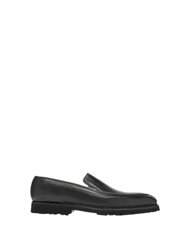 Bontoni Men's Dome Leather Lug-Sole Loafers | Thumbnail 1