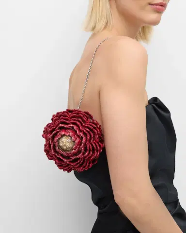 Judith Leiber Couture Peony Flame Crystal Clutch Bag | Thumbnail 2 Judith Leiber Couture Peony Flame Crystal Clutch Bag | Thumbnail 2