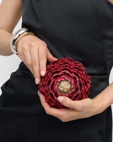 Judith Leiber Couture Peony Flame Crystal Clutch Bag | Thumbnail 4 Judith Leiber Couture Peony Flame Crystal Clutch Bag | Thumbnail 4