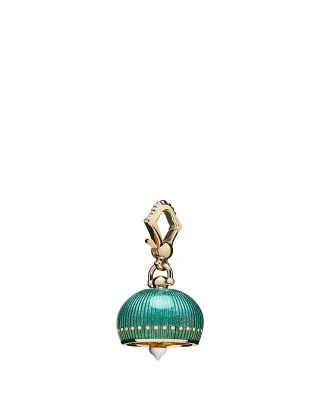 Paul Morelli Emerald Enamel Bell Charm