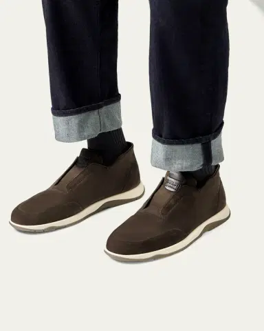 Berluti Men's Echappee Suede Slip-On Boots | Thumbnail 2