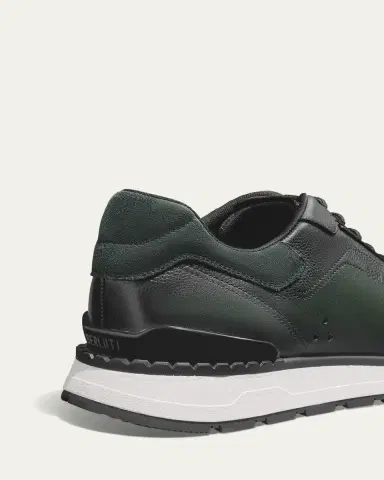 Berluti Men's Fast Track Leather Runner Sneakers | Thumbnail 4