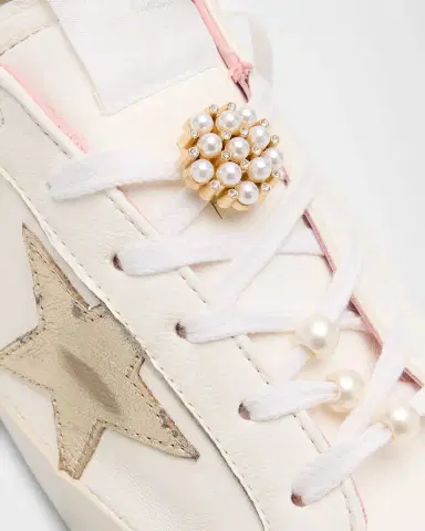 Golden Goose Super-Star Pearly Glitter Low-Top Sneakers | Thumbnail 5