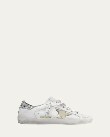 Golden Goose Super-Star Pearly Glitter Low-Top Sneakers | Thumbnail 7
