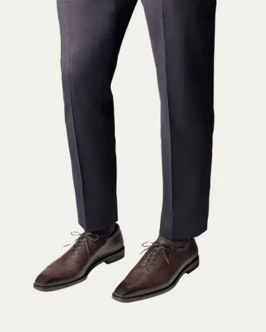 Berluti Men's Demesure Flex Leather Oxfords | Thumbnail 3