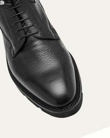 John Lobb Men's Alder Grained Leather Hiking Boots | Thumbnail 3