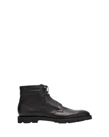 John Lobb Men's Alder Grained Leather Hiking Boots | Thumbnail 1