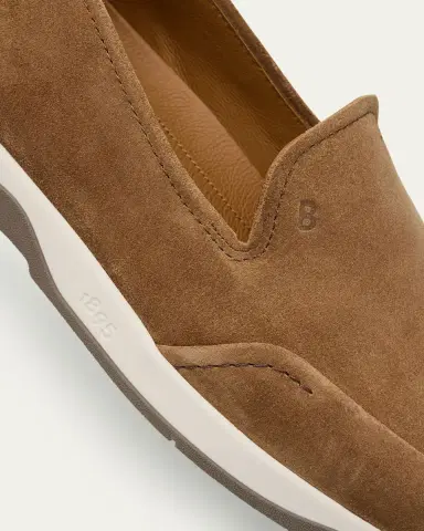 Berluti Men's Echappe Suede Slip-On Loafers | Thumbnail 2 Berluti Men's Echappe Suede Slip-On Loafers | Thumbnail 2