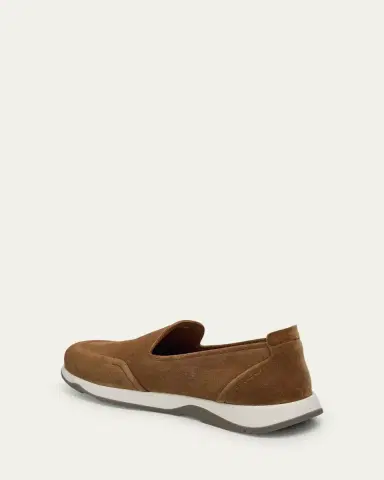 Berluti Men's Echappe Suede Slip-On Loafers | Thumbnail 3 Berluti Men's Echappe Suede Slip-On Loafers | Thumbnail 3