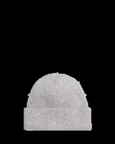 Carolyn Rowan Cashmere Crystal-Embellished Beanie Hat | Thumbnail 2