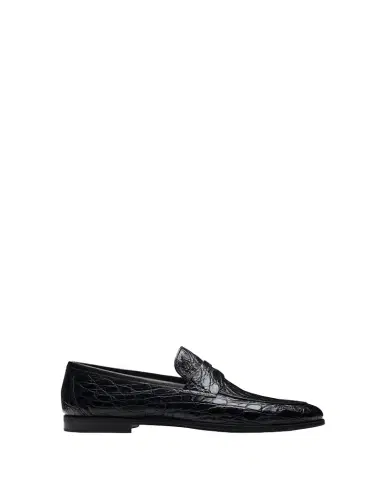 Magnanni Men's Vicente Croc Leather Penny Loafers | Thumbnail 1 Magnanni Men's Vicente Croc Leather Penny Loafers | Thumbnail 1