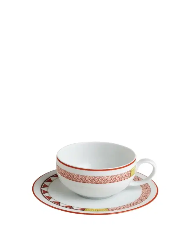 Tressages Equestres Tea Cup and Saucer
