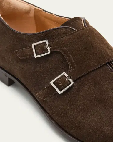 Berluti Men's Demsure Flex Suede Double-Monk Strap Loafers | Thumbnail 2 Berluti Men's Demsure Flex Suede Double-Monk Strap Loafers | Thumbnail 2