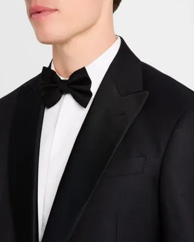 Giorgio Armani Men 's Wool-Silk Solid Tuxedo | Thumbnail 7 Giorgio Armani Men 's Wool-Silk Solid Tuxedo | Thumbnail 7
