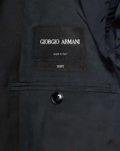 Giorgio Armani Men 's Wool-Silk Solid Tuxedo | Thumbnail 8 Giorgio Armani Men 's Wool-Silk Solid Tuxedo | Thumbnail 8
