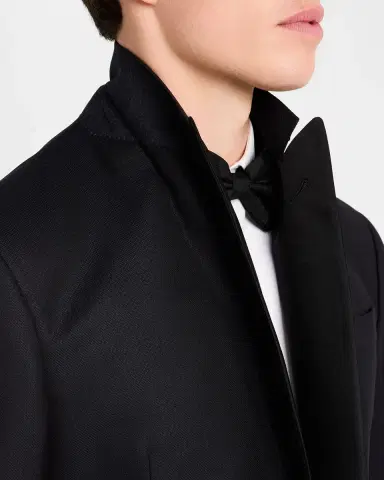 Giorgio Armani Men 's Wool-Silk Solid Tuxedo | Thumbnail 9 Giorgio Armani Men 's Wool-Silk Solid Tuxedo | Thumbnail 9