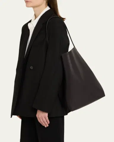 The Row Park North-South Tote Bag in Leather | Thumbnail 2