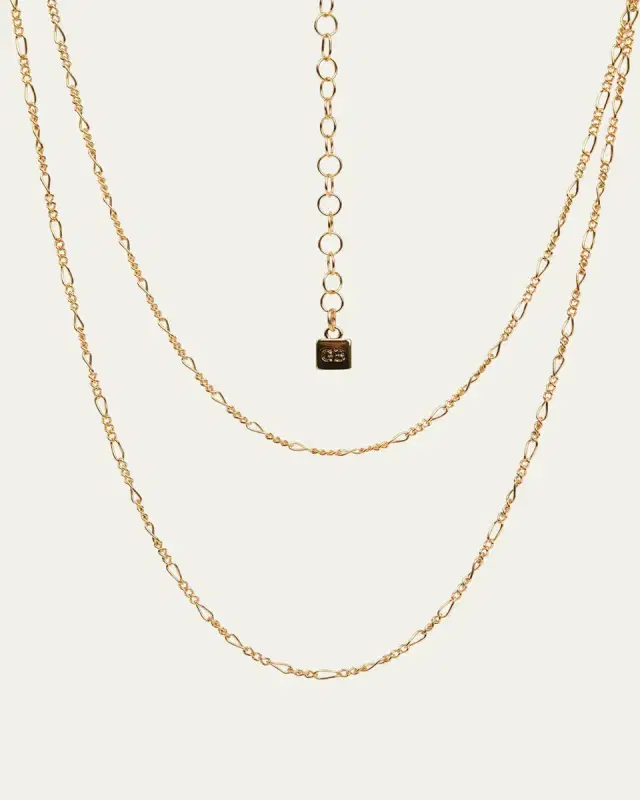 Gwen Beloti Two Tier Necklace, 16-18"L