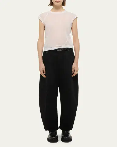 Helmut Lang Twisted Sheer Crewneck Top | Thumbnail 6