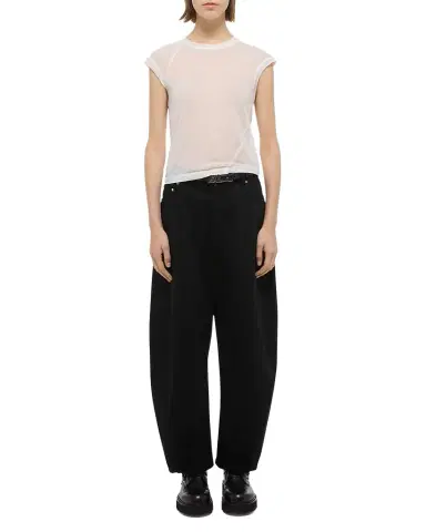 Helmut Lang Twisted Sheer Crewneck Top | Thumbnail 1