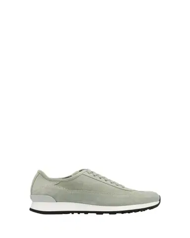 John Lobb Men's Foundry II Suede Runner Sneakers | Thumbnail 1 John Lobb Men's Foundry II Suede Runner Sneakers | Thumbnail 1