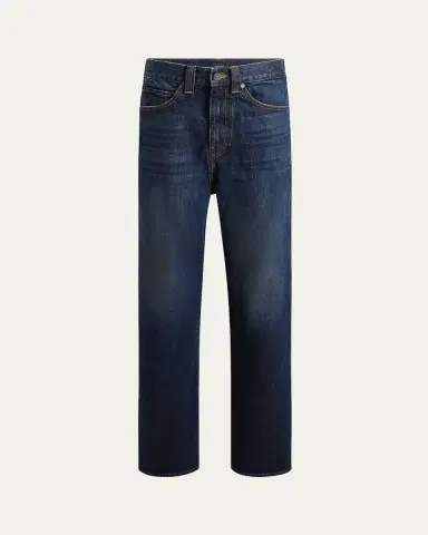Khaite Bonnie Straight-Leg Dark Wash Jeans | Thumbnail 6