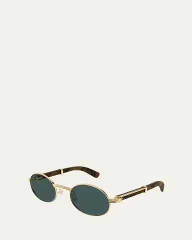 Cartier Men's Metal Round Sunglasses | Thumbnail 3 Cartier Men's Metal Round Sunglasses | Thumbnail 3