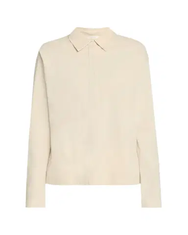 THE ROW Roddie Long Sleeve Polo Top | Thumbnail 1