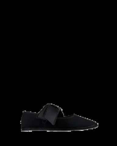 Vibi Venezia Maxi Bow Cotton Grosgrain Ballerina Flats | Thumbnail 2