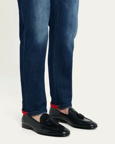 Kiton Men's Calfskin Tassel Loafers | Thumbnail 3