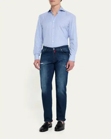 Kiton Men's Calfskin Tassel Loafers | Thumbnail 4