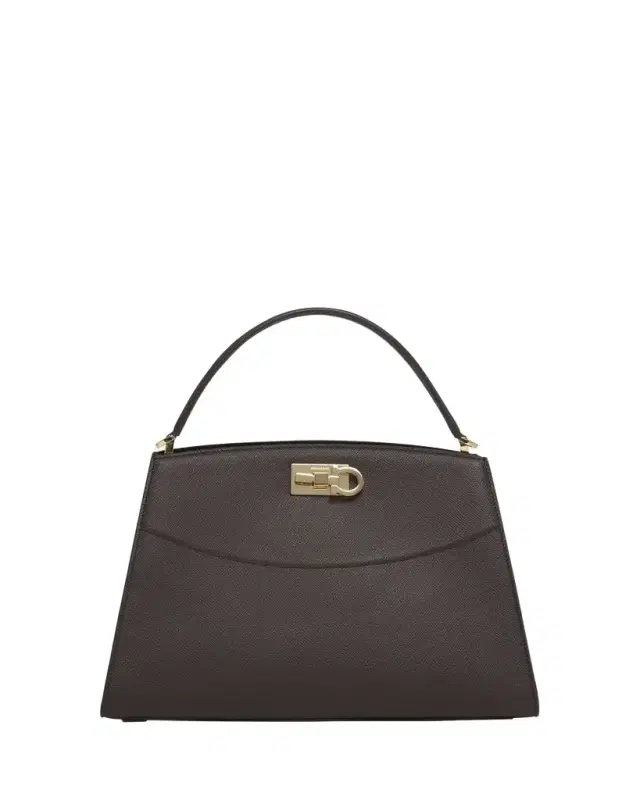 The New Studio Box Leather Top-Handle Bag