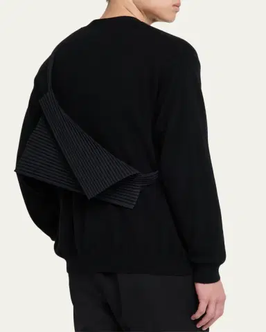 Homme Plissé Issey Miyake Men's Small Overlap Bumbag | Thumbnail 2