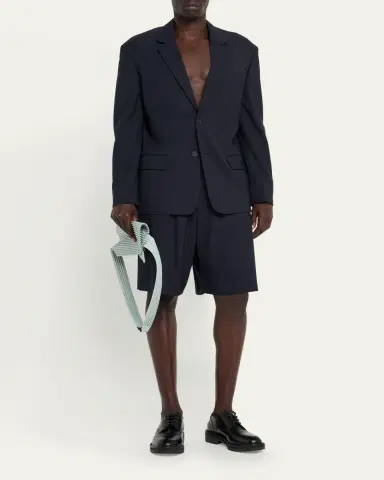 Homme Plissé Issey Miyake Men's Small Overlap Bumbag | Thumbnail 9