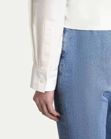 Givenchy Bow Button Down Wrap Blouse | Thumbnail 2
