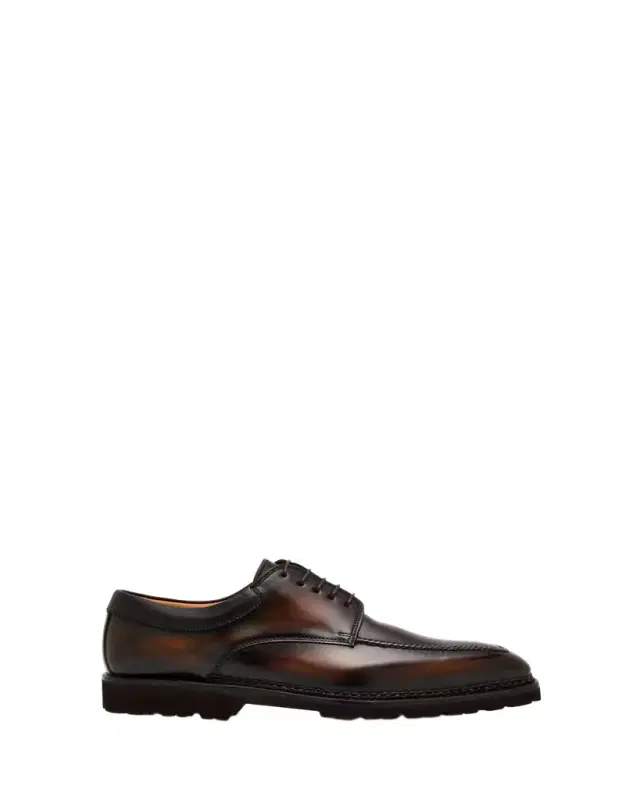 Men's Eroico Leather Lug-Sole Derby Shoes
