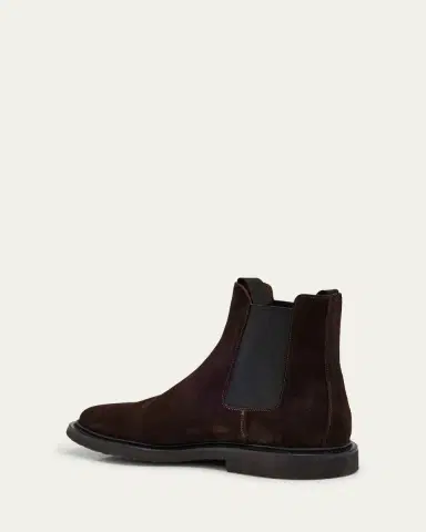 Common Projects Men's Suede Rubber-Sole Chelsea Boots | Thumbnail 2 Common Projects Men's Suede Rubber-Sole Chelsea Boots | Thumbnail 2