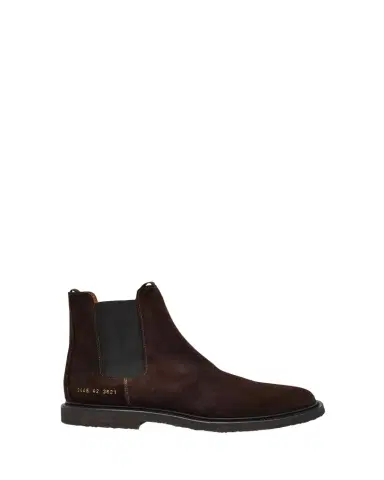 Common Projects Men's Suede Rubber-Sole Chelsea Boots | Thumbnail 1 Common Projects Men's Suede Rubber-Sole Chelsea Boots | Thumbnail 1