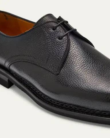 Bontoni Men's Carnera Soft Grain Leather Derby Shoes | Thumbnail 2