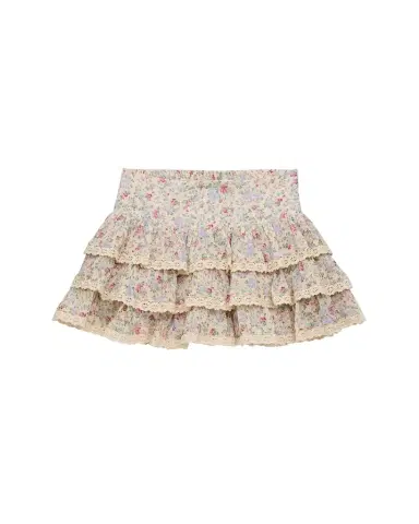 KatieJ NYC Girl's Melody Lace Ruffle Skirt, Size S- | Thumbnail 1