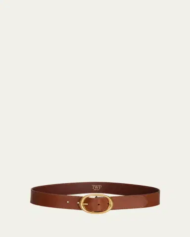 TWP Wide Leather Belt | Thumbnail 2