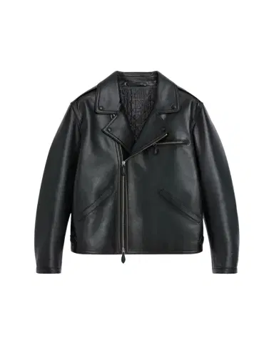 Berluti Men's Un Jour Patina Leather Moto Jacket | Thumbnail 1
