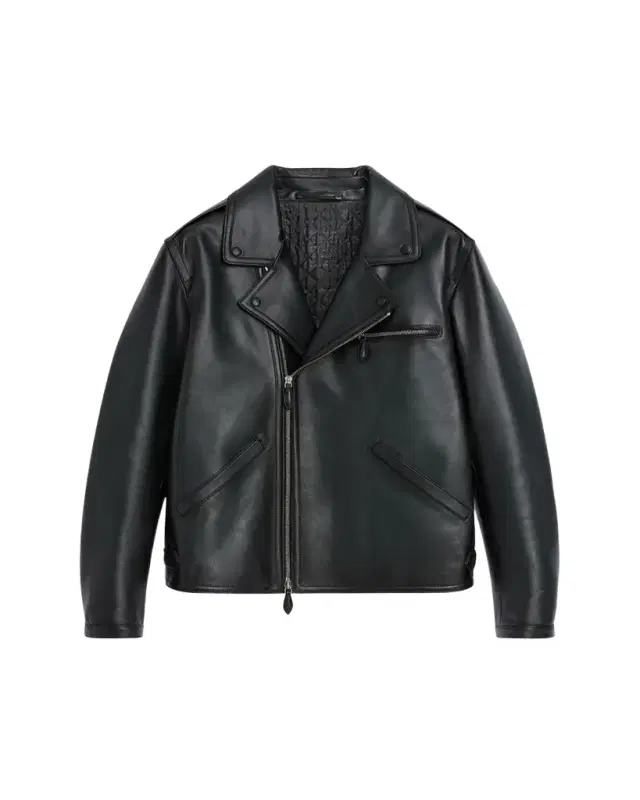 Men's Un Jour Patina Leather Moto Jacket